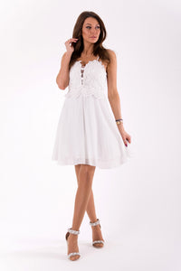 EVA&LOLA  DRESS WHITE 46040-3