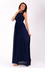 Load image into Gallery viewer, EVA&amp;LOLA  DRESS NAVY BLUE 51004-2
