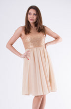 Load image into Gallery viewer, EVA &amp; LOLA DRESS GOLD 58006-2
