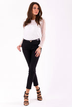 Load image into Gallery viewer, TROUSERS+BELT -BLACK 46010-2
