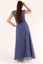 Load image into Gallery viewer, EVA &amp; LOLA DRESS BLUE 60005-7
