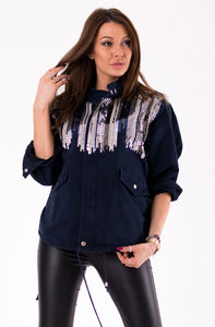 JACKET - NAVY BLUE 46005-1