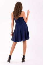 Load image into Gallery viewer, EVA&amp;LOLA  DRESS NAVY BLUE 46037-3
