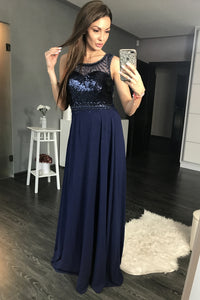 EVA & LOLA DRESS NAVY 44005-2