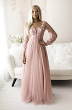 Load image into Gallery viewer, SENAT MESH DRESS DELICATE PINK 66004-1
