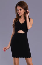 Load image into Gallery viewer, EMAMODA DRESS - BLACK 8901-1
