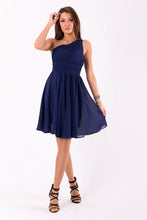 Load image into Gallery viewer, EVA&amp;LOLA  DRESS NAVY BLUE 46037-3
