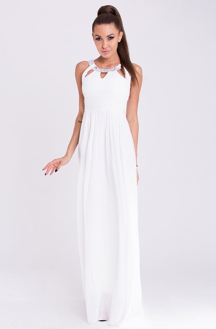 EVA & LOLA DRESS - WHITE 19011-3