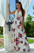 Load image into Gallery viewer, EVA &amp; LOLA FLOWERS DRESS WHITE 60006-1
