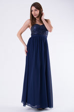 Load image into Gallery viewer, EVA &amp; LOLA DRESS NAVY BLUE 58004-2
