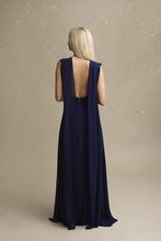 Load image into Gallery viewer, SENAT DELICATE DRESS NAVY BLUE 67002-1
