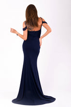 Load image into Gallery viewer, EVA&amp;LOLA  DRESS NAVY BLUE 51005-4
